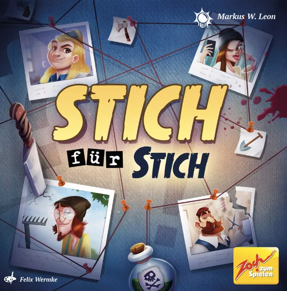 Board Games - Stich fur Stich – Joc de carti de deductie si mister (EN)