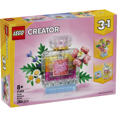 Sticlă de parfum cu flori decorativă [1]