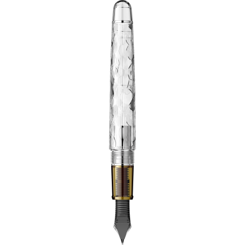 Stilou Platinum #3776 Century Fuji Unkei Unkai RHT, peniță EF aur 14K [2]