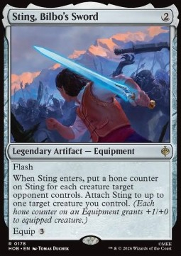Singles Trading Card Games - Sting, Bilbo's Sword The Hobbit - Singles 178