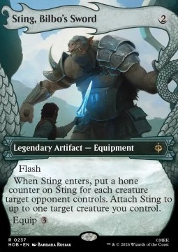 Magic: The Gathering Singles - Sting, Bilbo's Sword (V.1) The Hobbit: Extras - Singles 237 FOILED