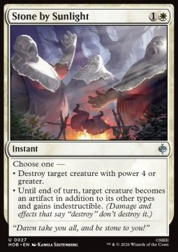 Magic: The Gathering Singles - Stone by Sunlight The Hobbit - Singles 27 FOILED