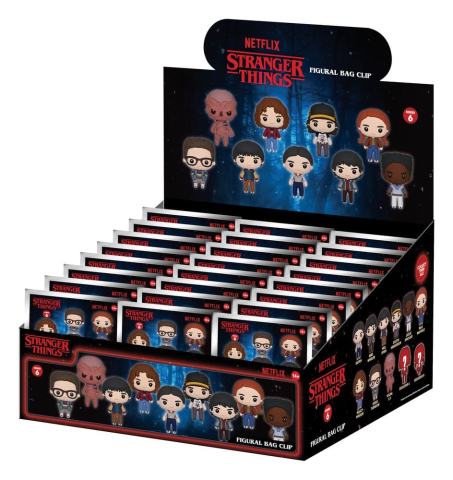 Stranger Things 5 3D PVC Bag Clips Series 6 Blind Bag Display (24) [2]