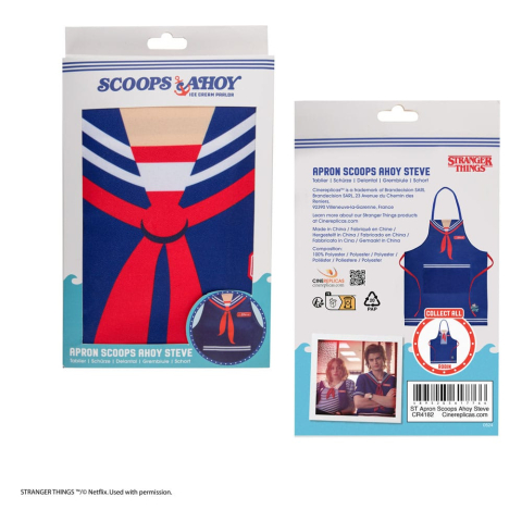 Stranger Things Apron Scoops Ahoy – Steve Unisex [2]