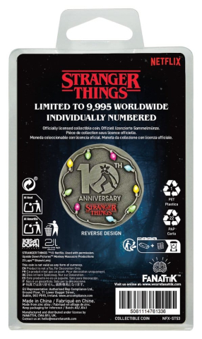 Stranger Things Collectable Coin 10th Anniversary Eleven Limited Edition [1]