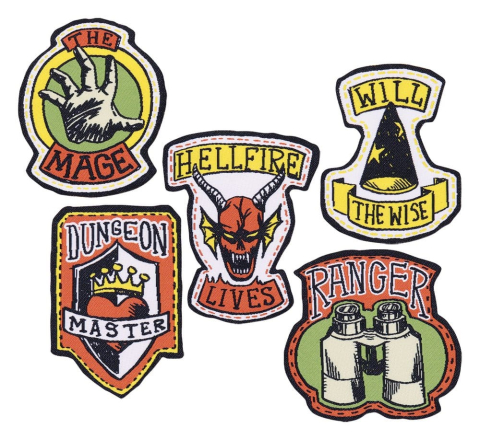 Stranger Things Fabric Patches 5-Pack [8]