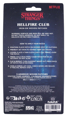 Stranger Things Fabric Patches 5-Pack [3]
