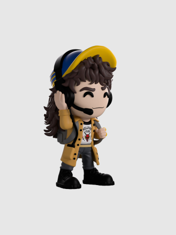 Figurina Youtooz Stranger Things Headset Dustin 13 cm in cutie cu fereastra [2]