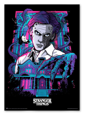 PRECOMENZI - Stranger Things Luminescent Poster Premium 50 x 70 cm