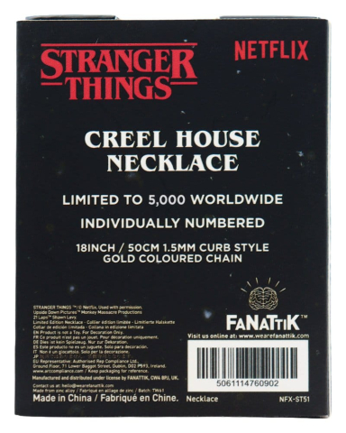 Stranger Things Necklace Creel House Window Limited Edition 3 x 2 cm [5]