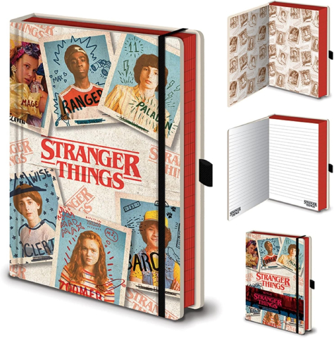 Carnetele - Stranger Things Polaroid - Carnetel Premium A5, 180 Pagini