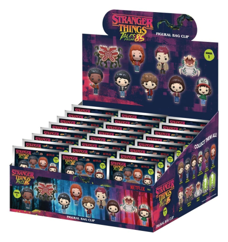 Stranger Things Tales of '85 3D PVC Bag Clips Series 1 Display (24) [2]