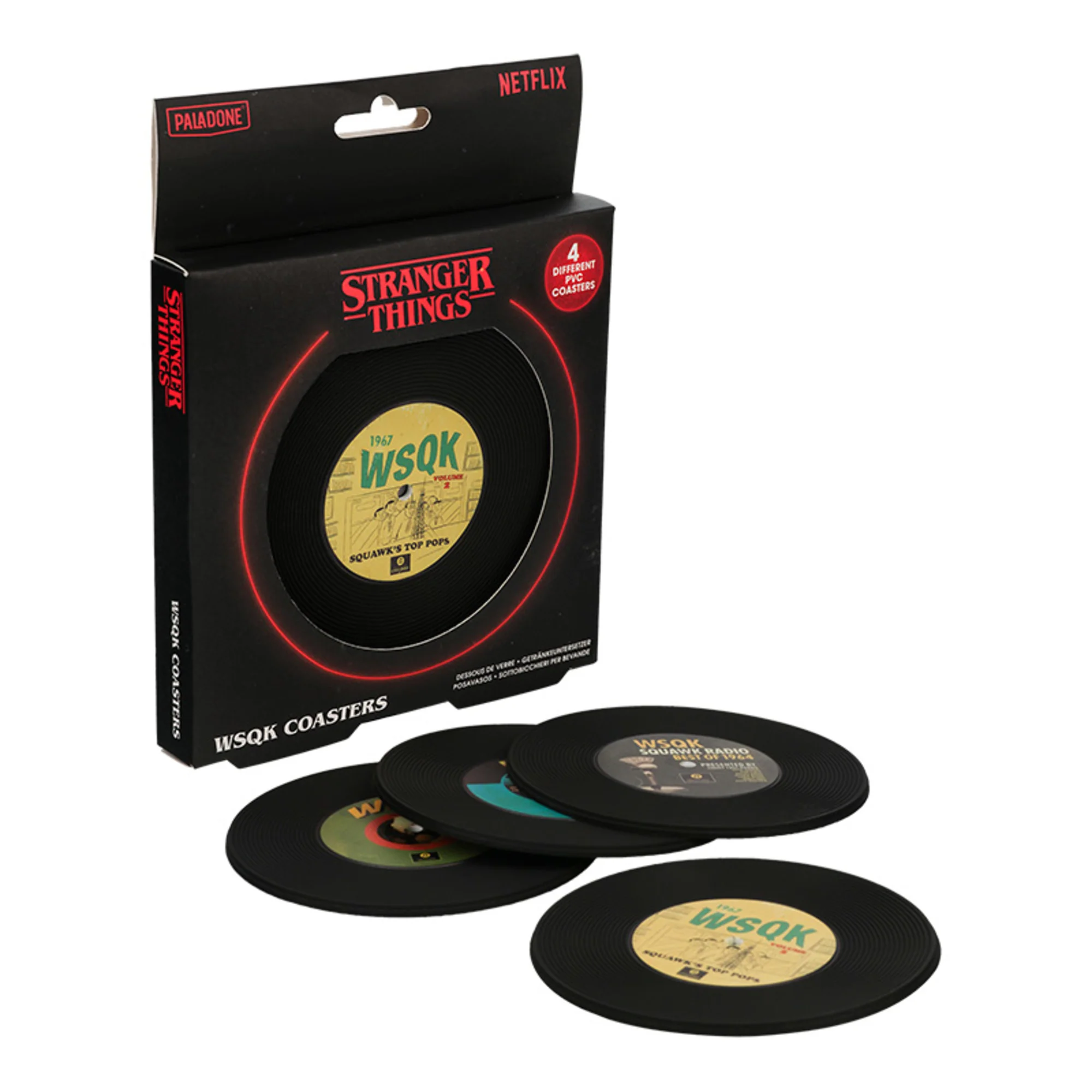 Pop Culture - Stranger Things – WSQK Coasters Set (4 buc)