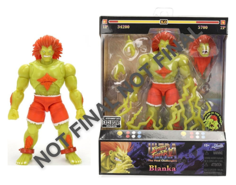 PRECOMENZI - Street Fighter Action Figure II Blanka GID 19 cm