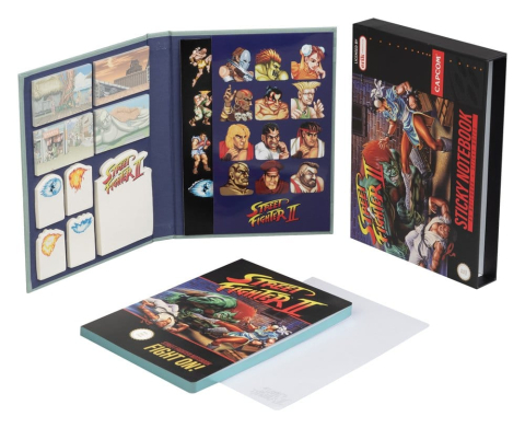 Casa si Cadouri - Street Fighter Premium Notebook with Sticky Notes and Cover A5
