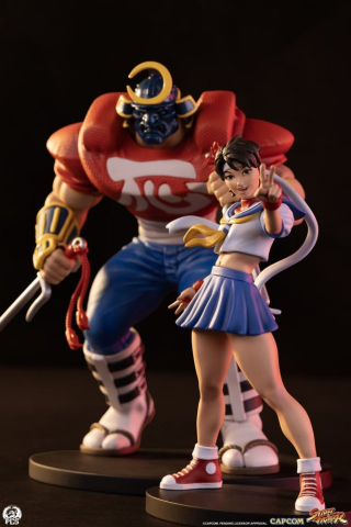 Street Fighter Street Jam Statues 1/10 Sakura & Sodom 22 cm [0]
