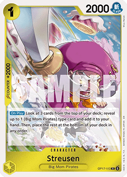 Singles One Piece - Streusen (OP17-113) The World’s Strongest Warriors - Singles FOILED