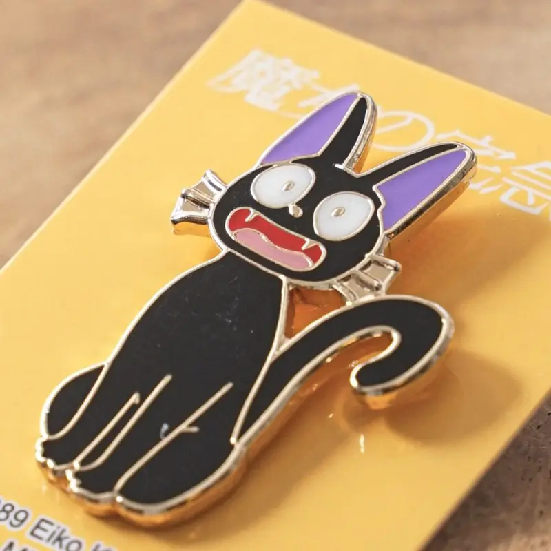 Noutati - Studio Ghibli Kiki's Delivery Service - Insigna Metalica Jiji Pin Oficial