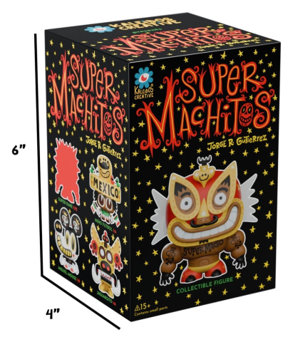 Collectibles - Super Machito Mini Figures S1 10 cm Blind Box Display (6)