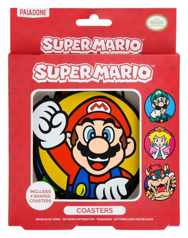 Casa si Cadouri - Super Mario Coaster 4-Pack