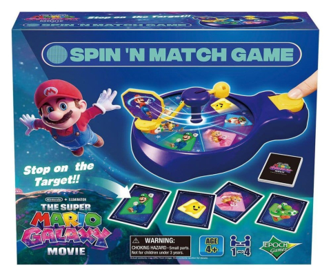 Games - Super Mario game Galaxy Movie Spin'n Match