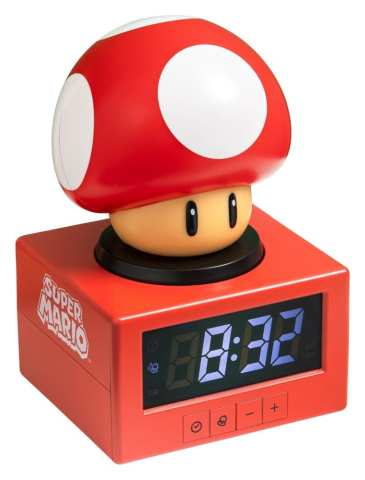 Super Mario Icon Alarm Clock Super Mushroom 15 cm [5]