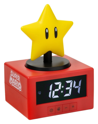 Super Mario Icon Alarm Clock Super Star 15 cm [3]