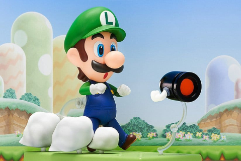 Super Mario Nendoroid Action Figure Luigi 10cm [3]