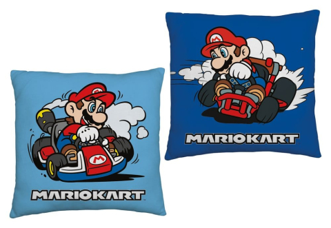 PRECOMENZI - Super Mario Pillow Super Mario Blau 40x40 cm