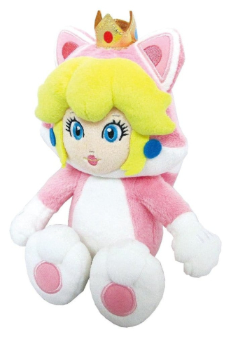 Jucarii - Super Mario Plush Figure Cat Peach 22 cm