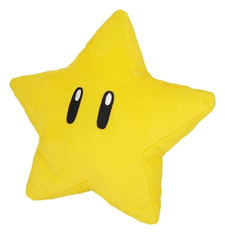 Jucarii - Super Mario Plush Figure Super Star 18 cm