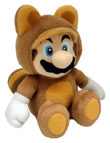 Jucarii - Super Mario Plush Figure Tanooki Mario 22 cm