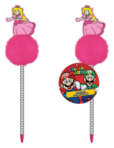 Produse OEM - Super Mario Pom Pom Pen (Princess Peach)