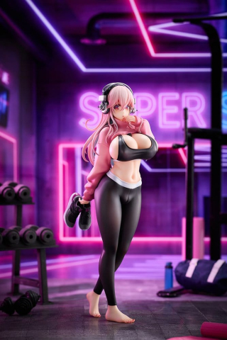 Super Sonico PVC Figure 1/6 Exercise Ver. 27 cm [1]