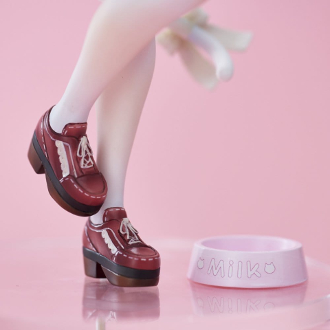 Super Sonico PVC Figure White Cat Ver. (Reissue) 27 cm [8]