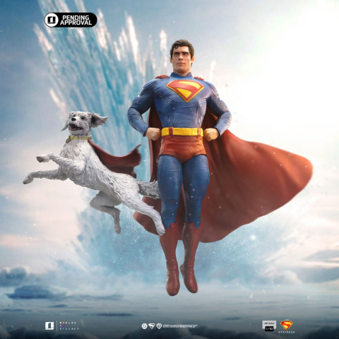 PRECOMENZI - Superman Legacy Art Scale Statue 1/10 Superman & Krypto 32 cm