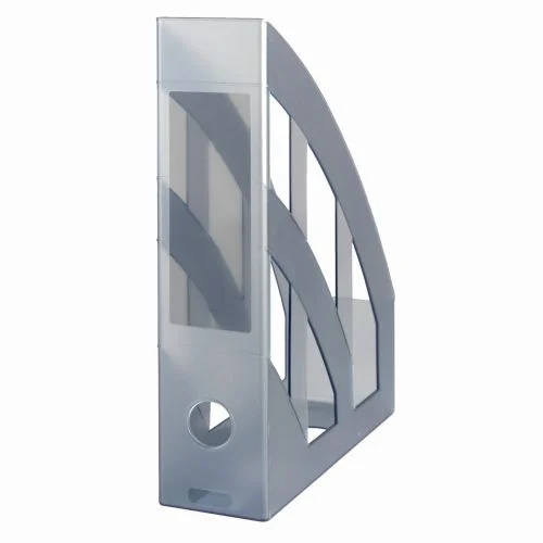 Pentru birou - SUPORT DOSARE PLASTIC A4 CLASIC GRI TRANSLUCID