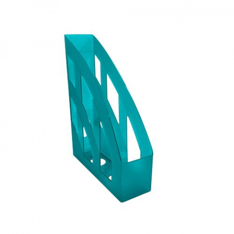 Pentru birou - SUPORT DOSARE PLASTIC A4 TURCOAZ TRANSLUCID