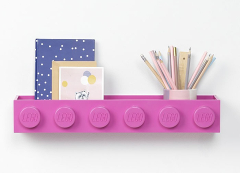 Suport LEGO pentru carti - Roz [1]