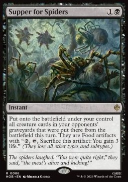 Magic: The Gathering Singles - Supper for Spiders The Hobbit - Singles 86 FOILED