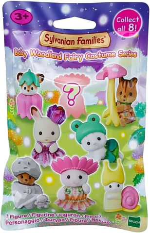 PRECOMENZI - Sylvanian Families Mini-figures Forest Fairy Baby Friends Surprise Bag 5 cm Display (16)