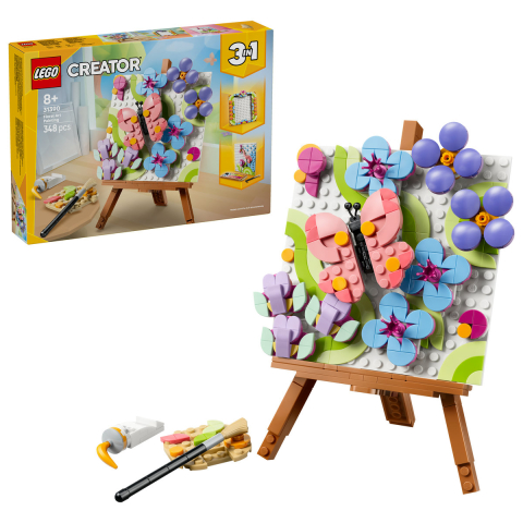 Lego Creator - Tablou decorativ cu artă florală