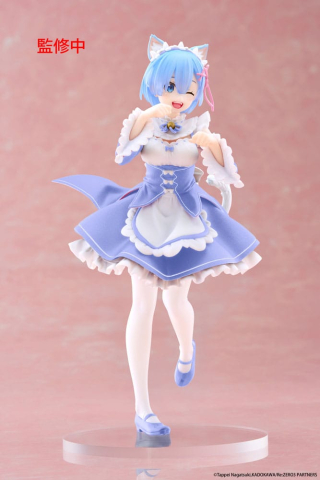 Taito Re:Zero Rem Cat Maid Ver. – Statuetă Coreful 18 cm [2]