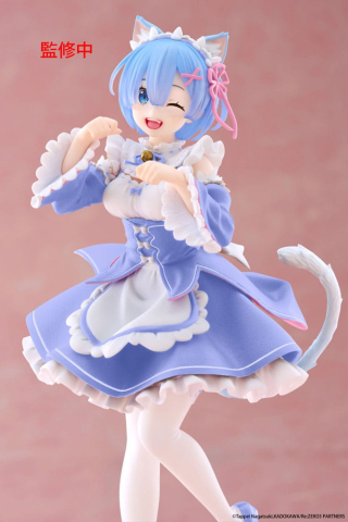Taito Re:Zero Rem Cat Maid Ver. – Statuetă Coreful 18 cm [3]