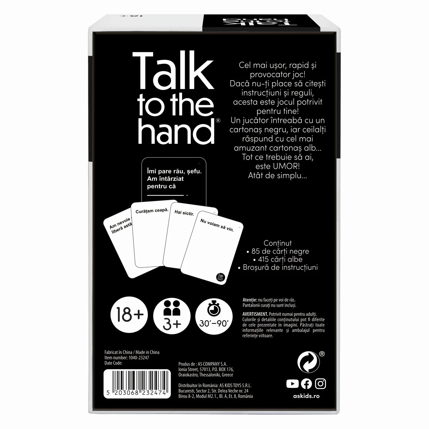 Talk to the Hand - Joc de Petrecere pentru Adulti [5]