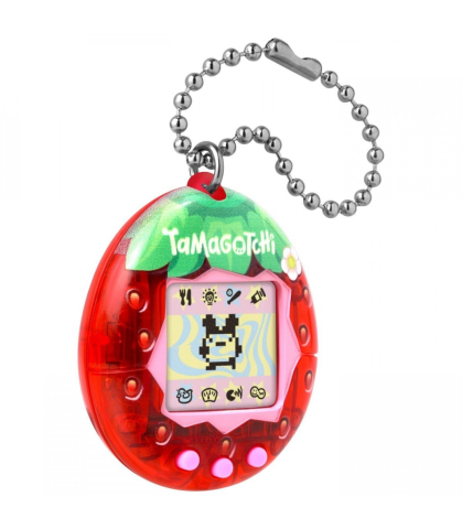 Tamagotchi Original Fresh Strawberry Bandai – animal virtual retro portabil [1]