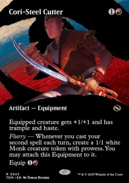 Singles Magic The Gathering - Tarkir: Dragonstorm: Extras Cori-Steel Cutter 343 Foiled