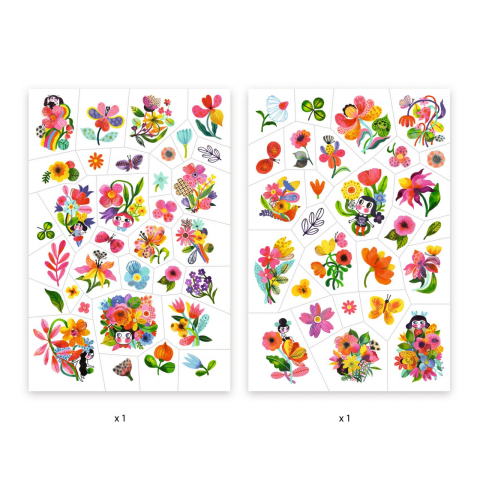 Tatuaje Flori colorate, Djeco [3]