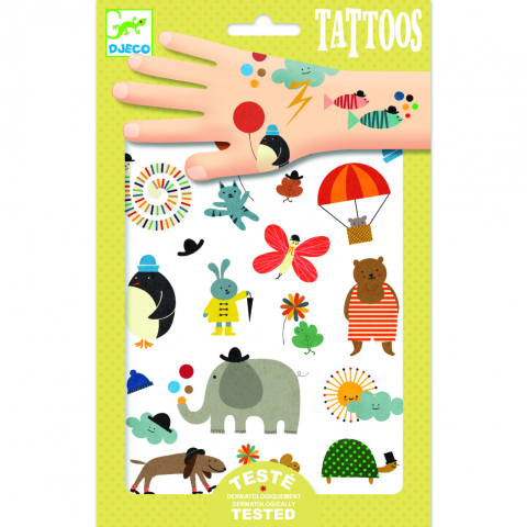 Jocuri si jucarii - Tatuaje Lucruri mici si dragute, Djeco