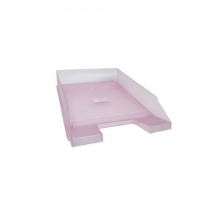 Pentru birou - TAVITA CORESPONDENTA A4 ROZ TRANSPARENT PASTEL